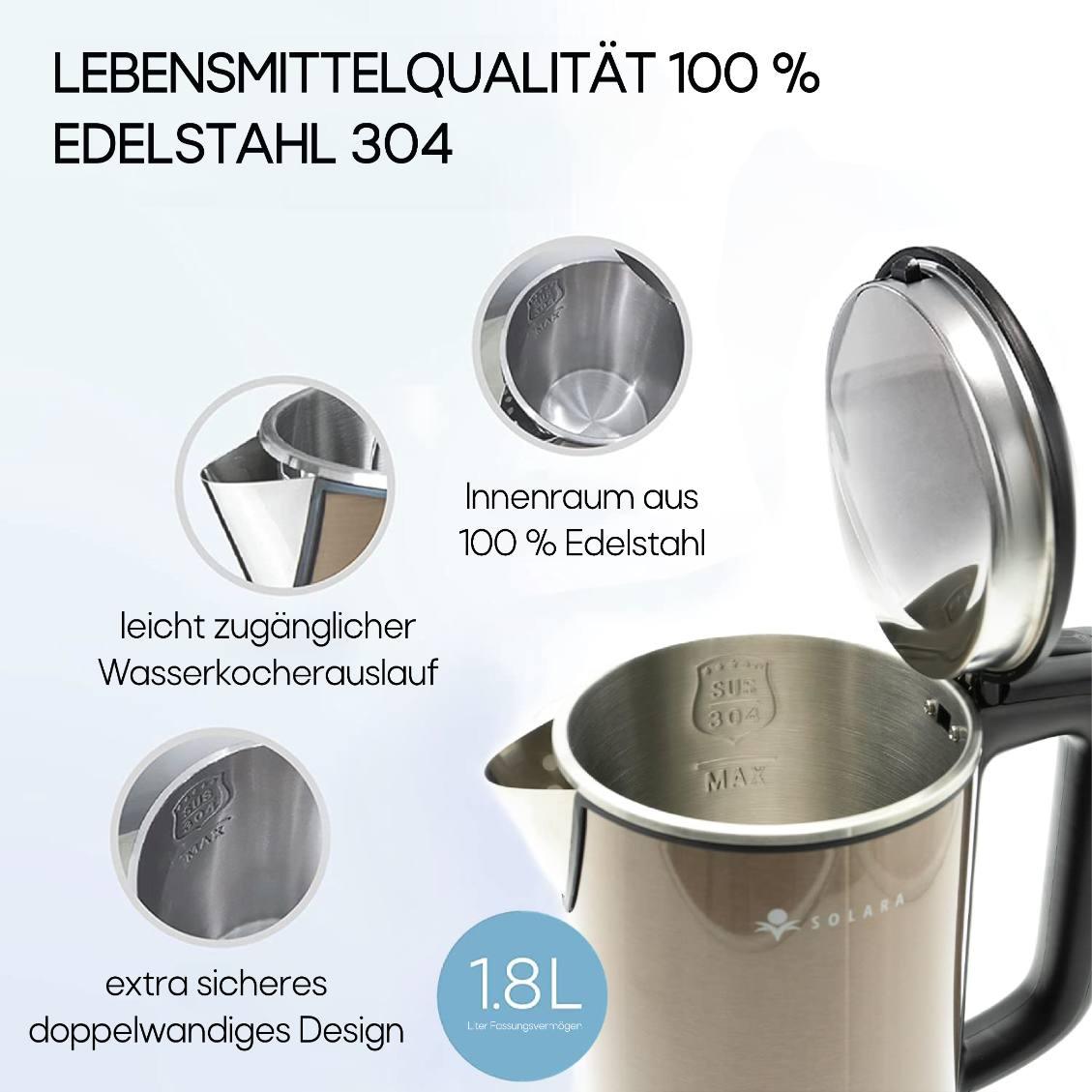 Premium Electric Kettle - Solara Home