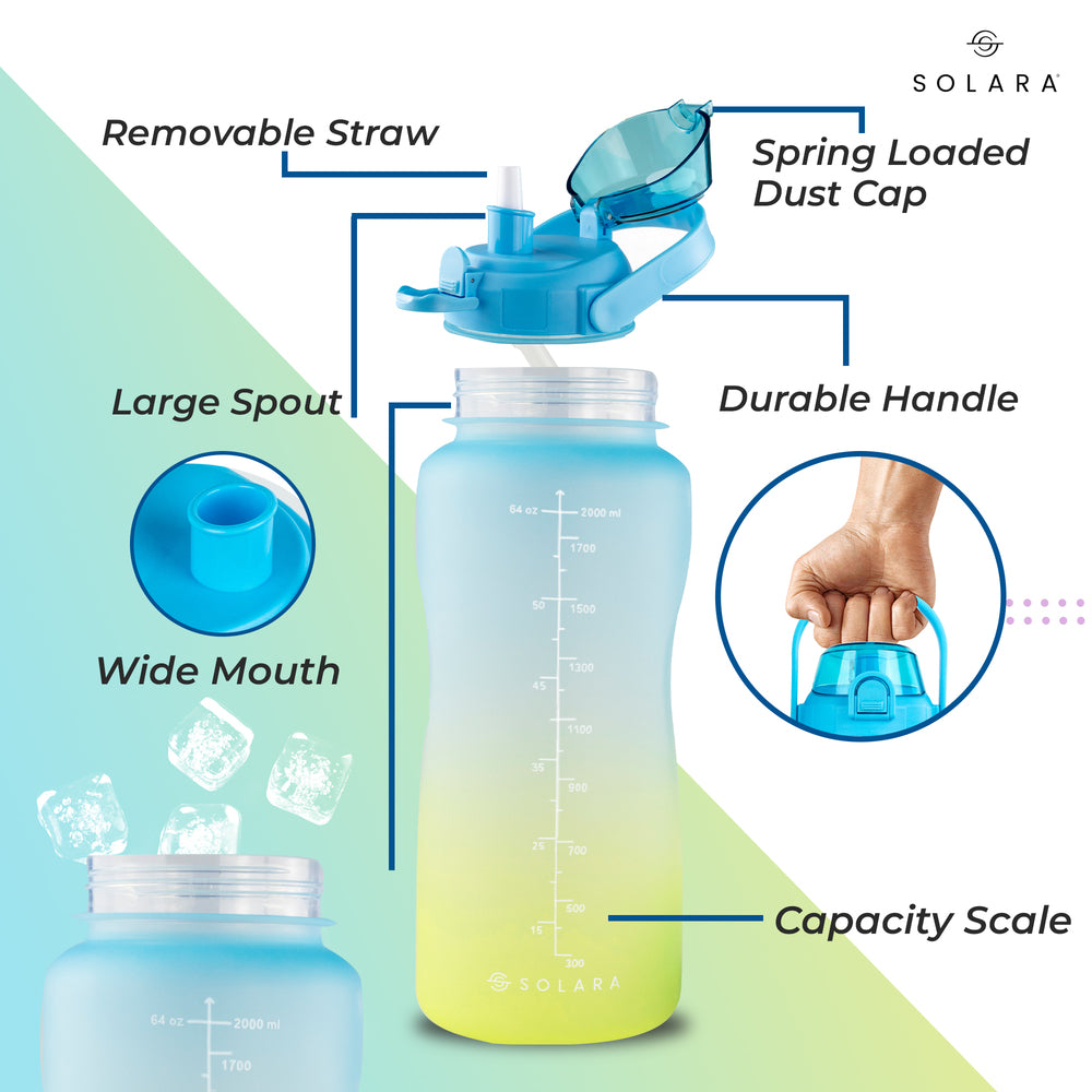 2 Litres / Yellow Blue