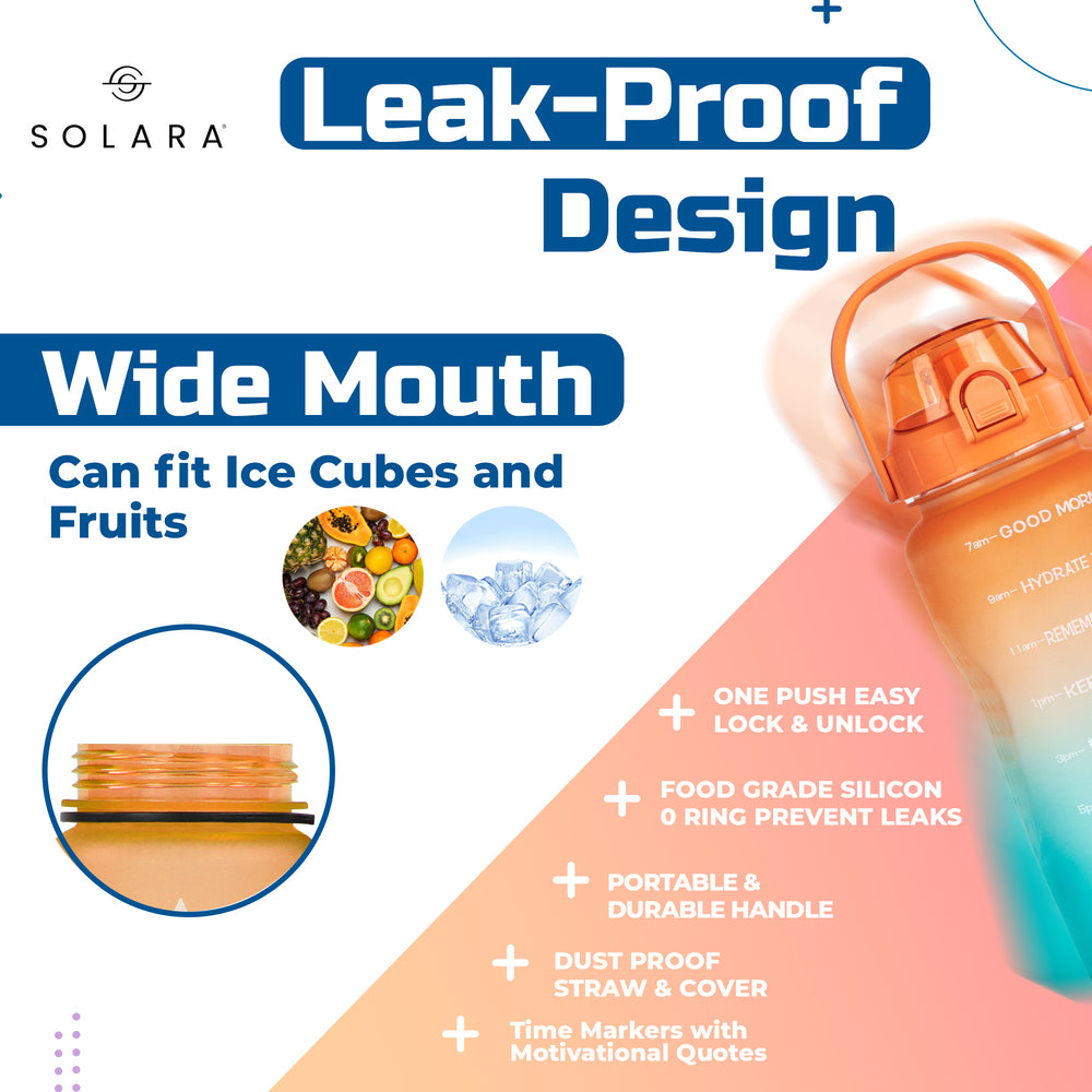 2 Litres / Orange Teal