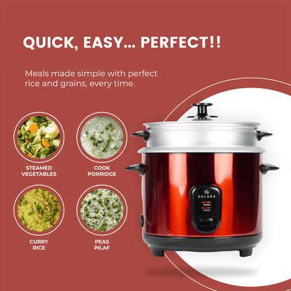Solara Electric Rice Cooker - One Touch