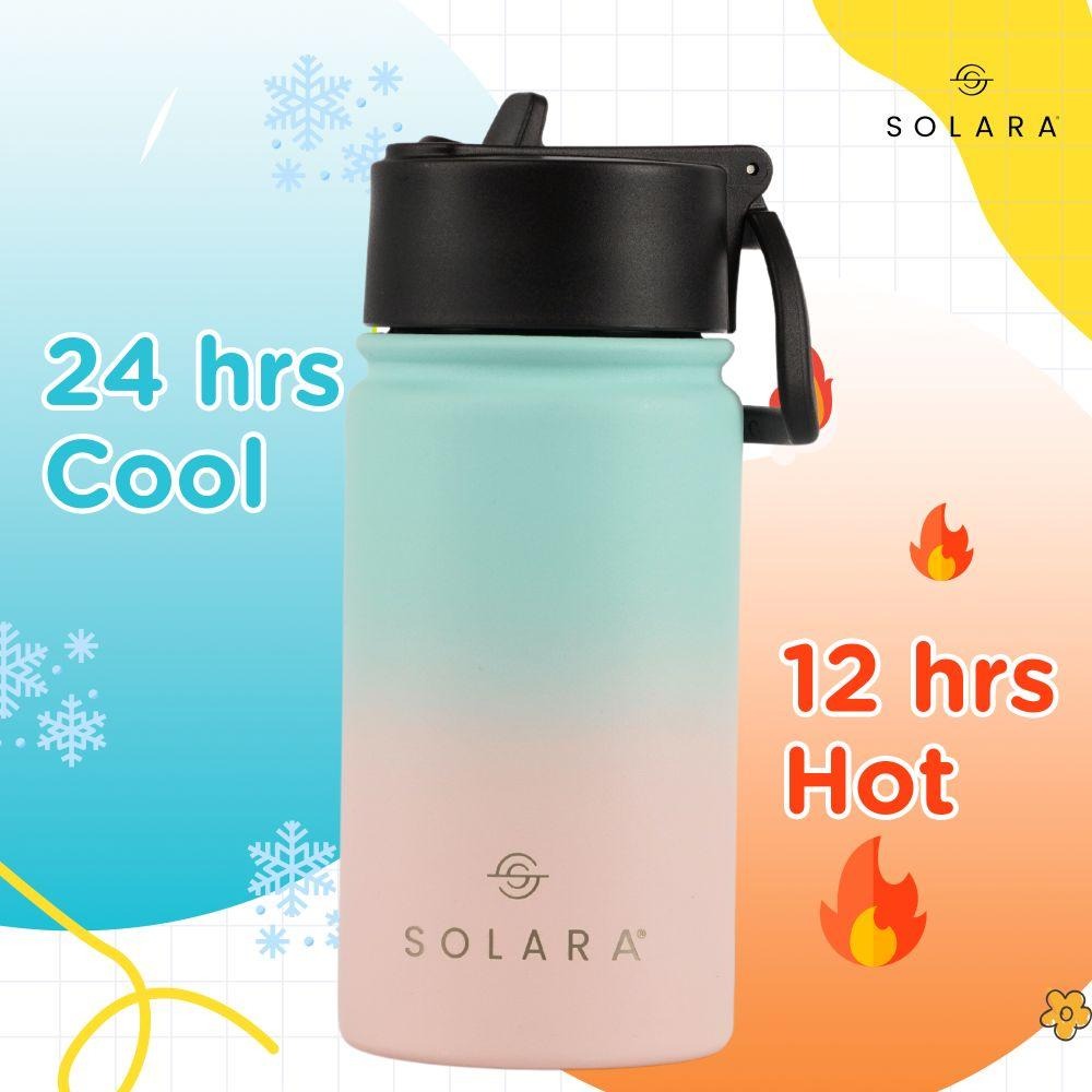 SOLARA Insulated Water Bottle With a Sipper | Kids Edition (450ml)