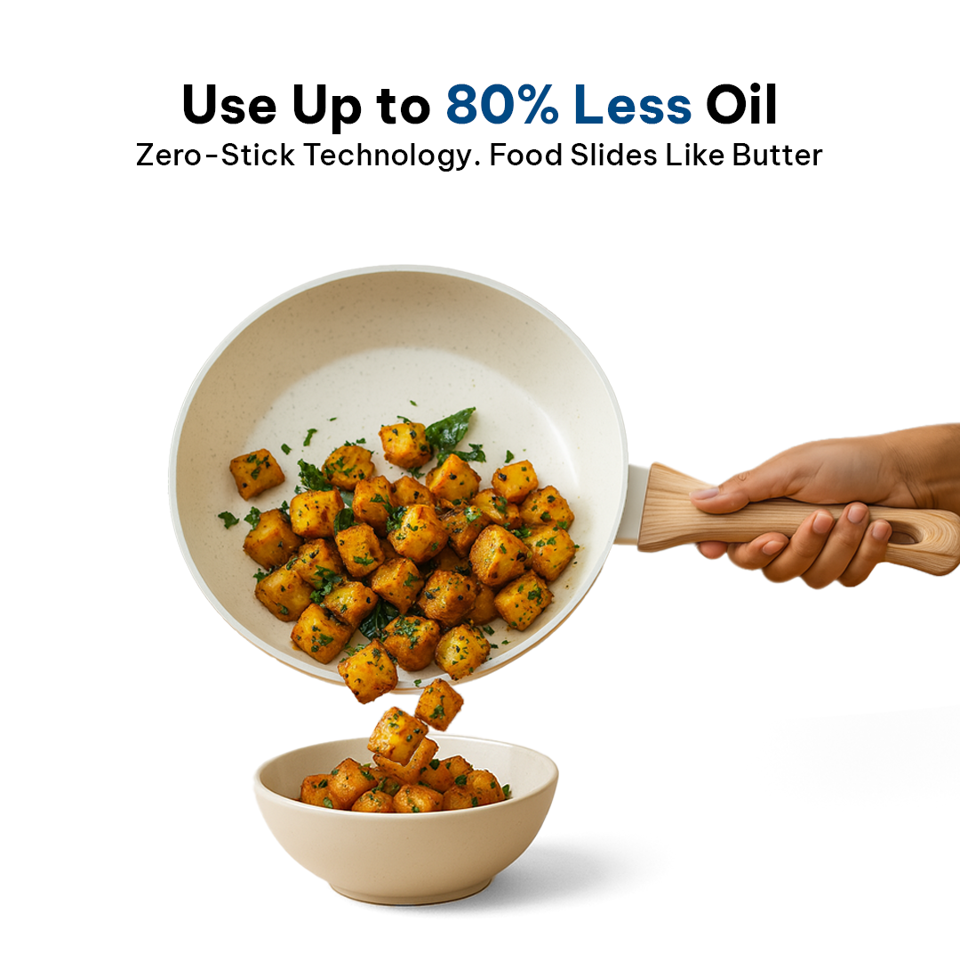 Ivory / Fry Pan10'+ Kadai10' + Tawa 10'