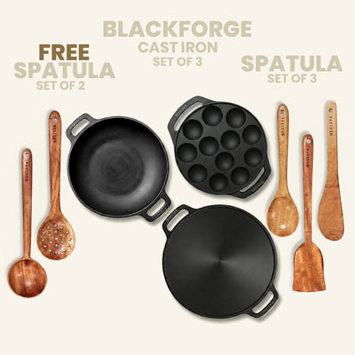 Blackforge Tawa With Two Loops Spatula Combo