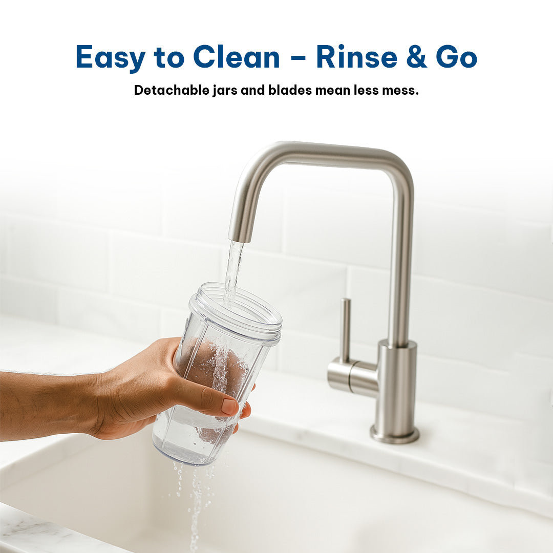 BlendEasy Blender, 2 Jars, 400W Power, Grind & Blend