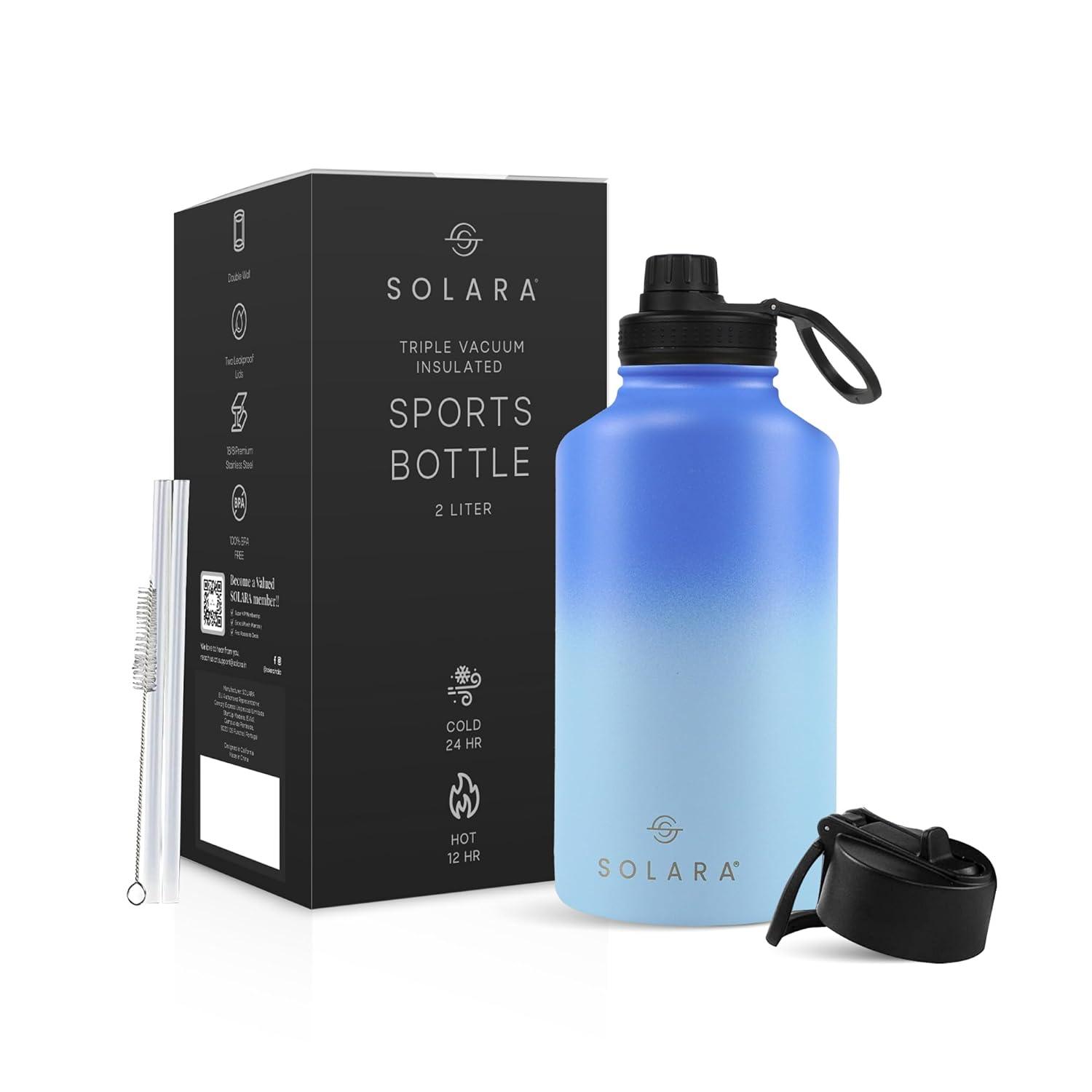 SOLARA Vacuum Insulated Water Bottles - Customization - Solara Home