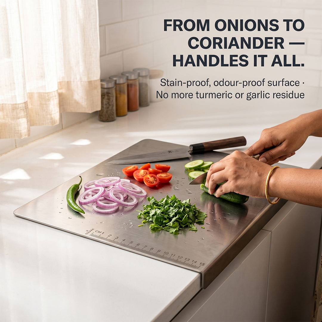 Chopping Board - Premium Stainless Steel