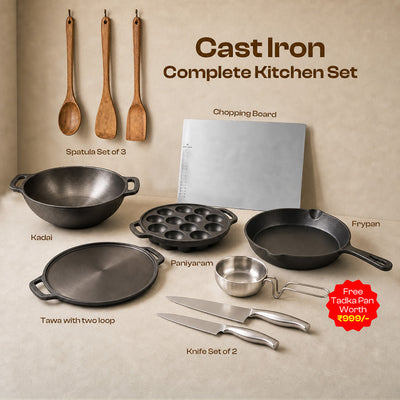 Cast Iron Complete Kitchen Set