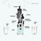 Cold Press Vertical Slow Juicer - Solara Home