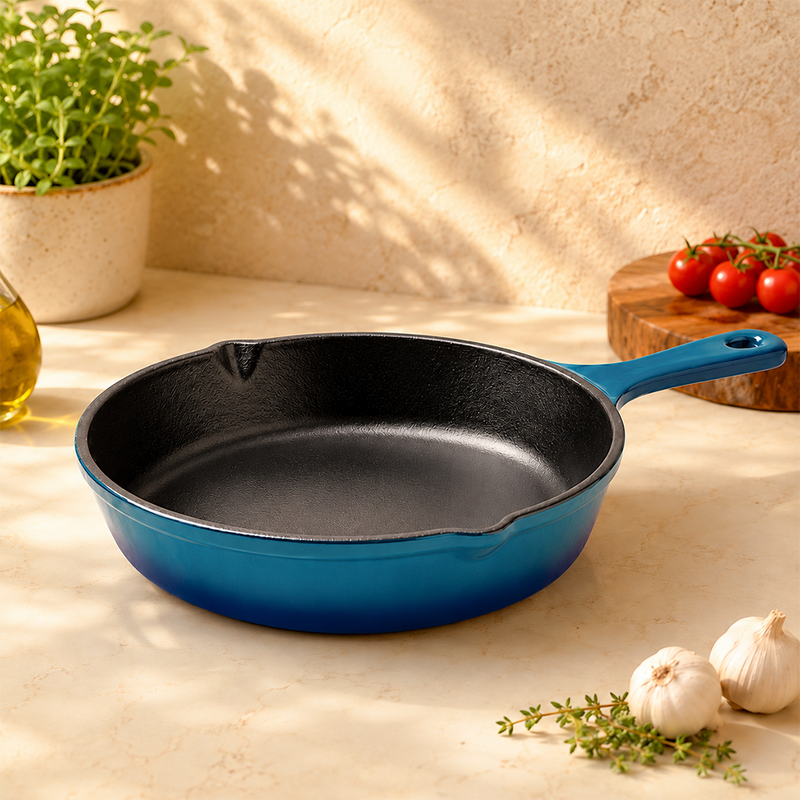 Crownstone Enameled Cast Iron Fry Pan