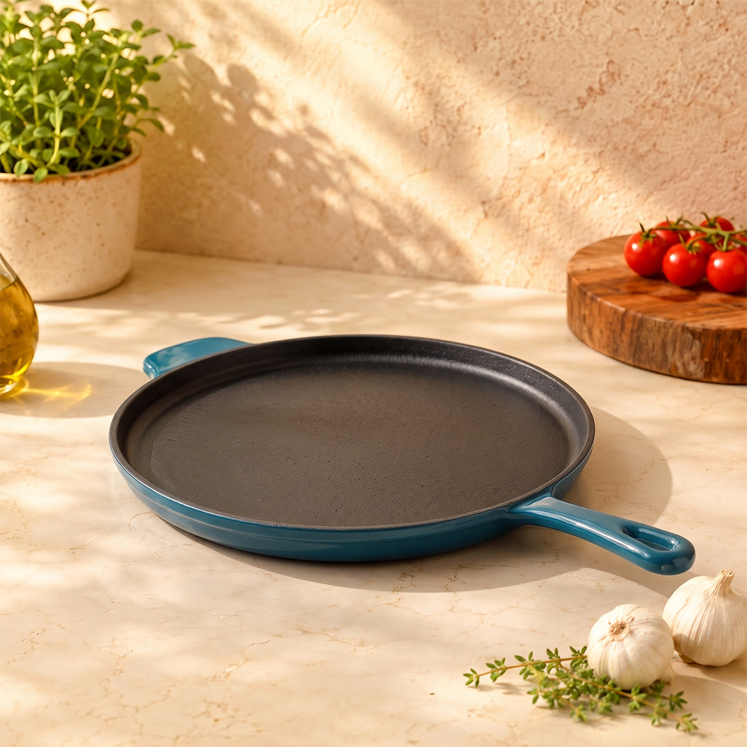 Crownstone Enameled Cast Iron 12"/30cm Tawa
