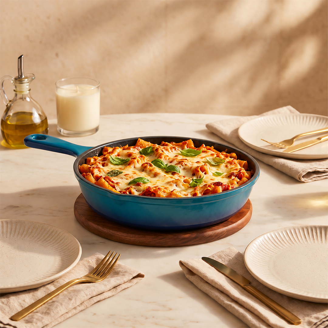 Crownstone Enameled Cast Iron Fry Pan