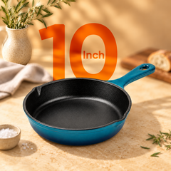 Crownstone Enameled Cast Iron Fry Pan