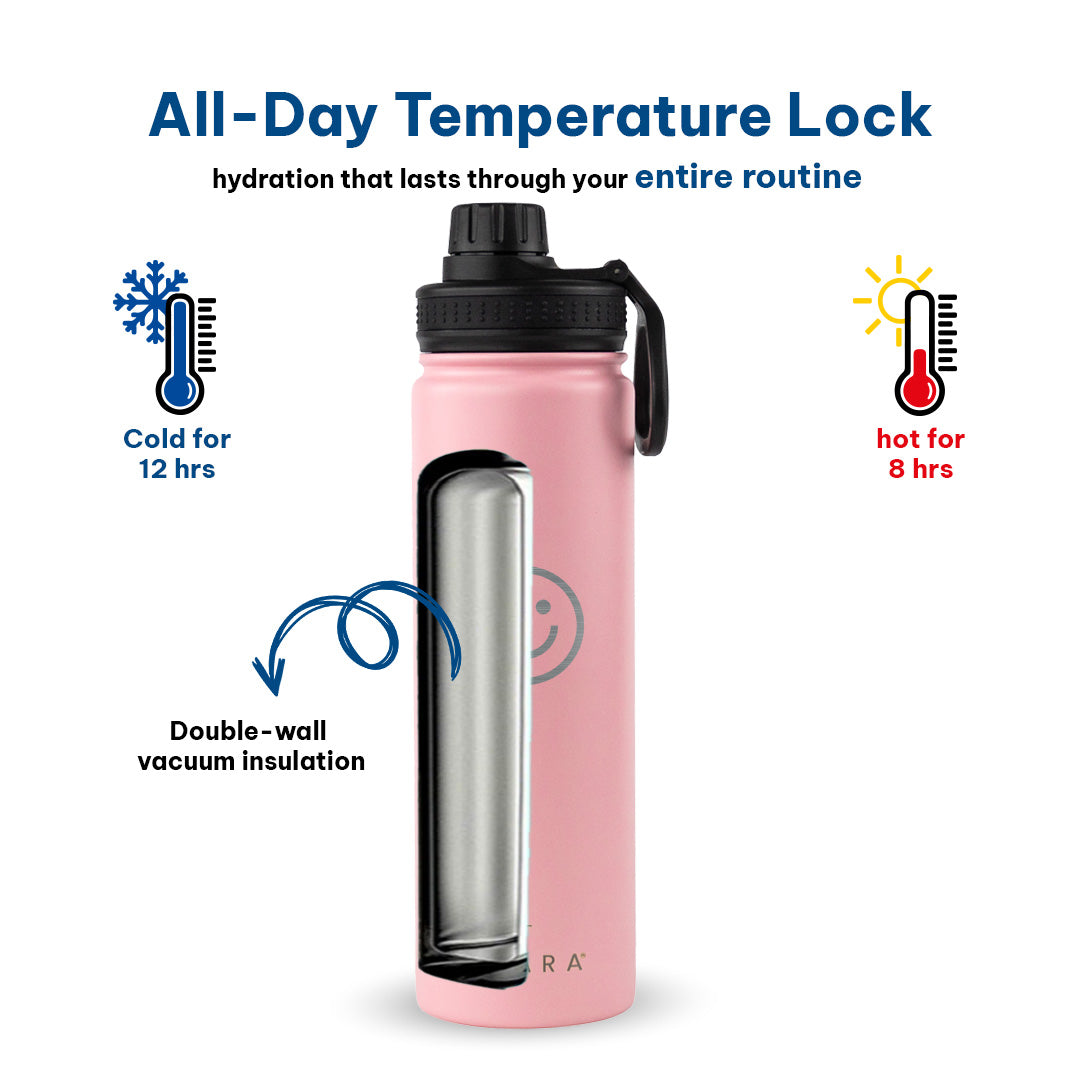 650 ML / Angel Pink + Smiley (Ready to be shipped)