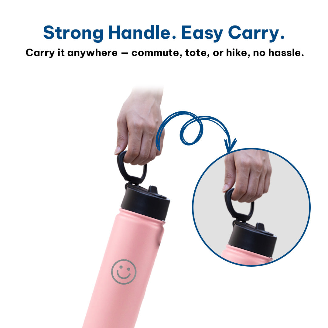 650 ML / Angel Pink + Smiley (Ready to be shipped)