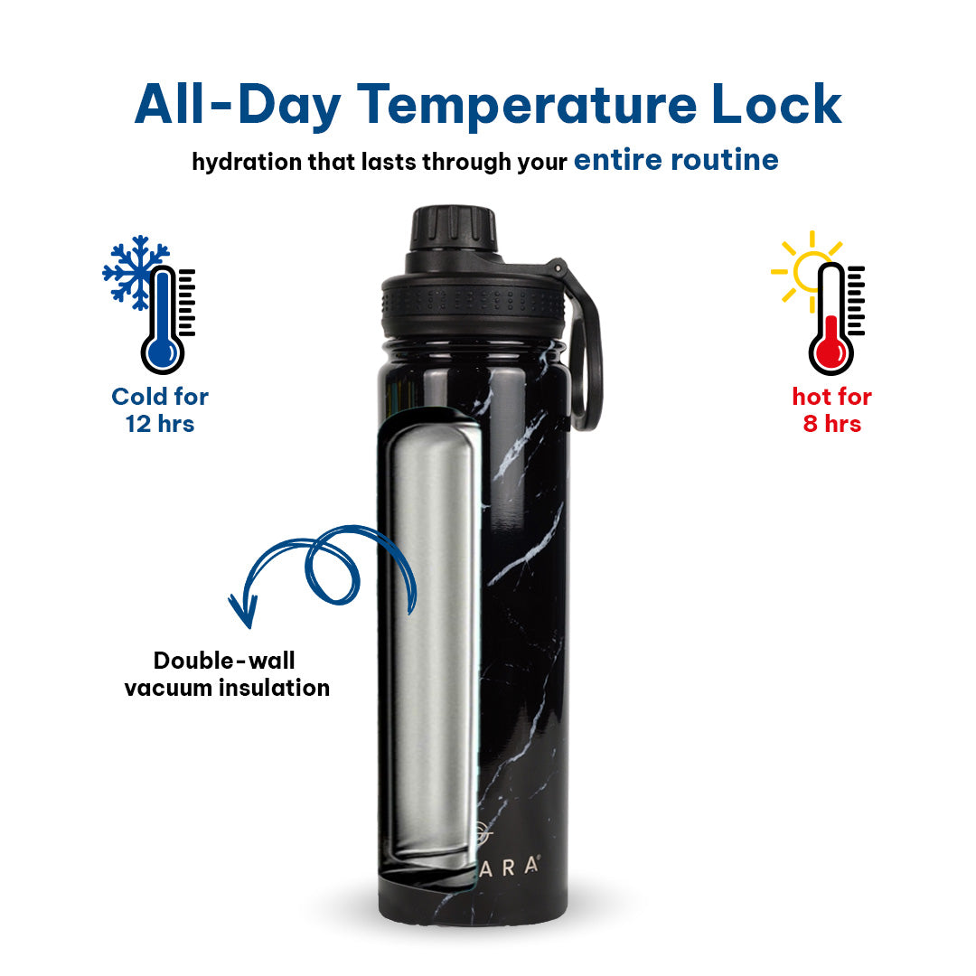 650 ML / Black Marble