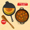 CrownStone Combo : Kadai 10' + Tawa With Handle 12'
