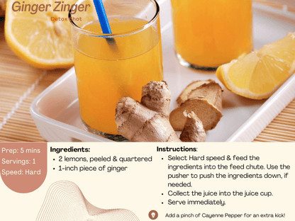 SOLARA Slow Juicer Cold Press Juicer | Easy Clean Slow Juicer Cold Pressed Juice Extractor