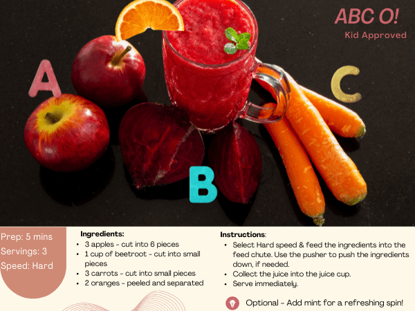 SOLARA Slow Juicer Cold Press Juicer | Easy Clean Slow Juicer Cold Pressed Juice Extractor - Solara Home