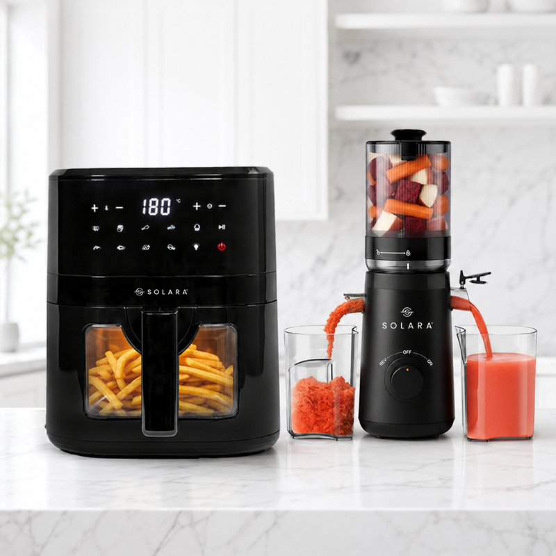 Air Fryer + Cold Press Juicer