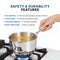 Sterra Stainless Steel Sauce Pan With Triply Bottom