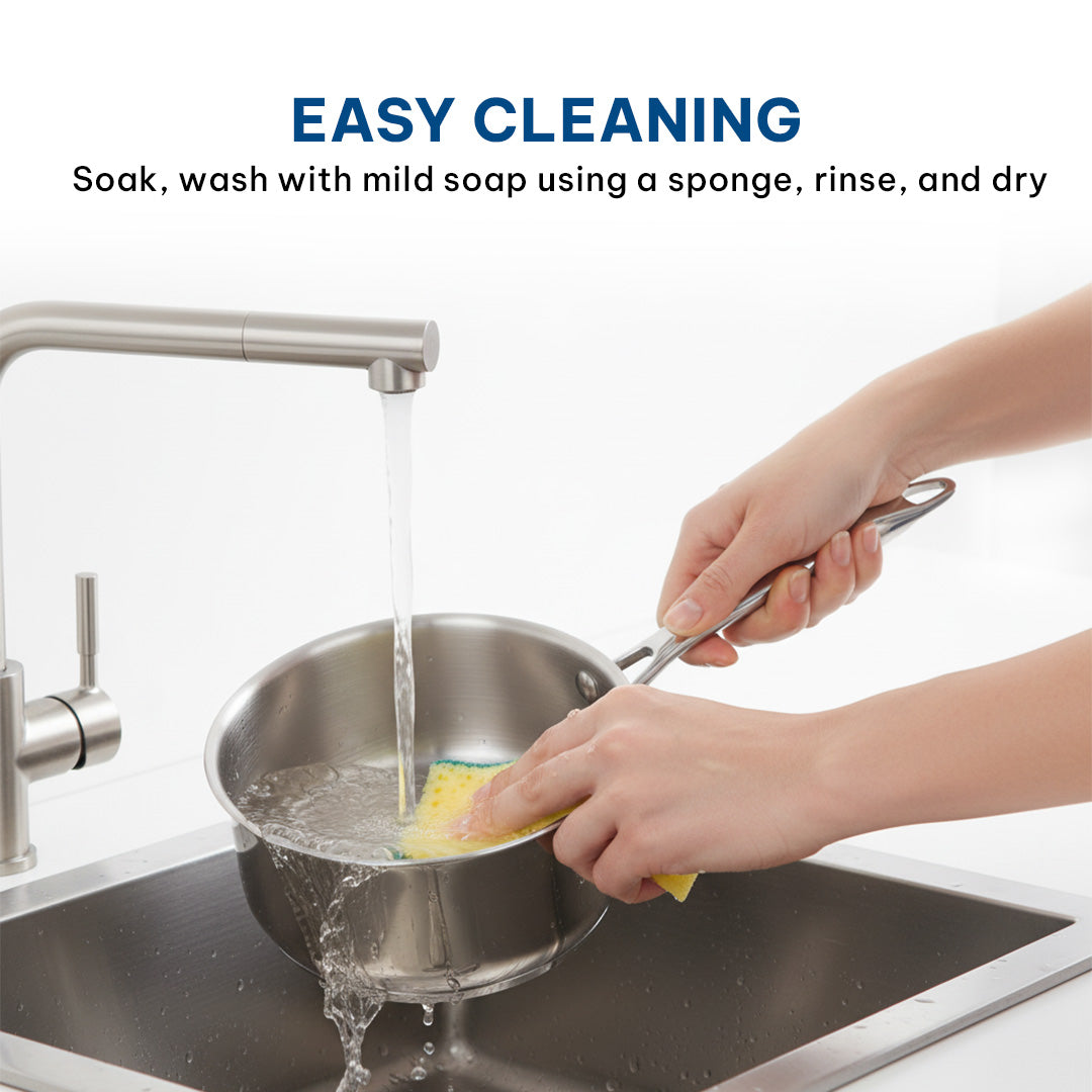 Sterra Stainless Steel Sauce Pan With Triply Bottom