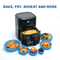 Air Fryer Silicone Basket (Pack of 6)