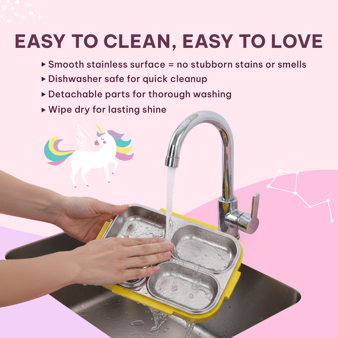 Unicorn / Lunch Box + Motivational Water Bottle