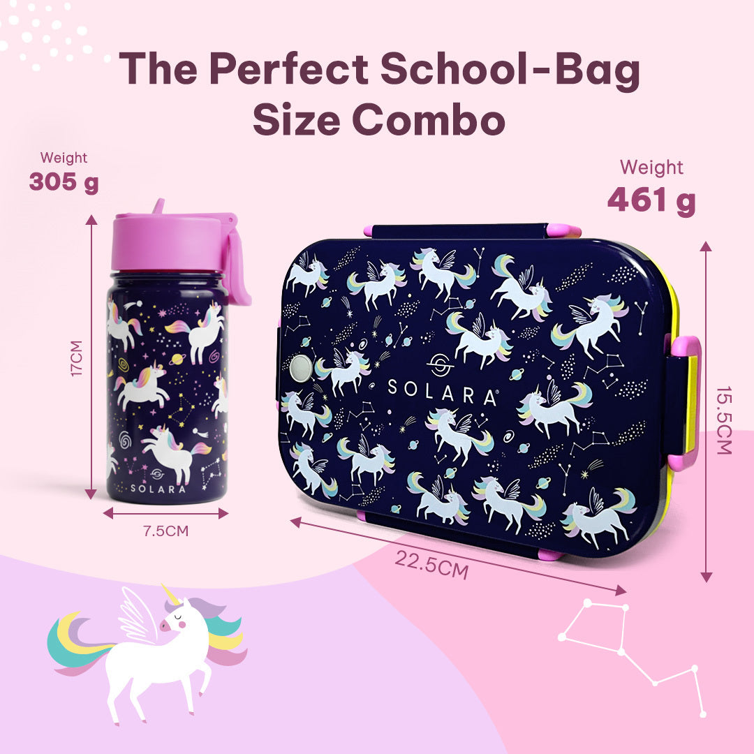 Unicorn / Lunch Box + Insulated Water Bottle