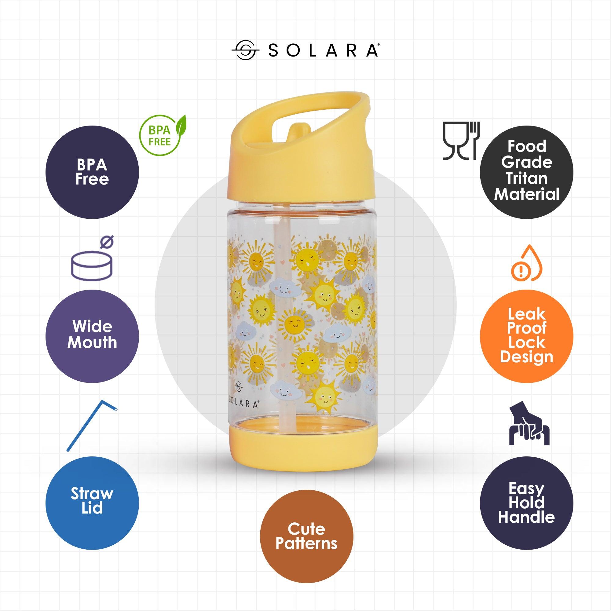 SOLARA Tritan Sipper Water Bottle for Kids (400ML) - Solara Home