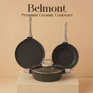 Belmont Ceramic Combo - Kadai + Tawa + Frypan