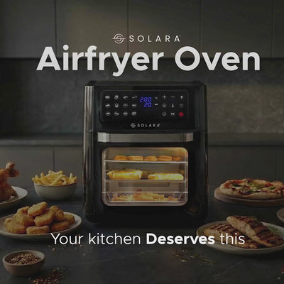 SOLARA Large Digital Air Fryer Oven (12L)