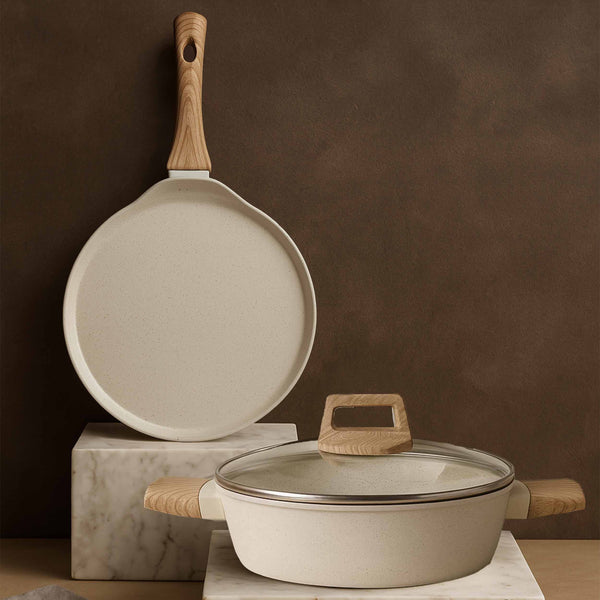 Belmont Ceramic Combo -  Kadai & Tawa