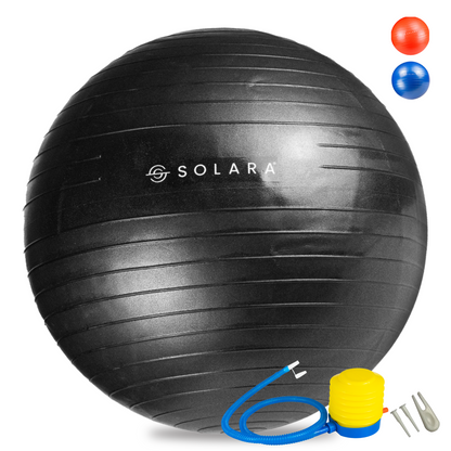 SOLARA Men & Women PVC Gym Ball for Exercise & Yoga