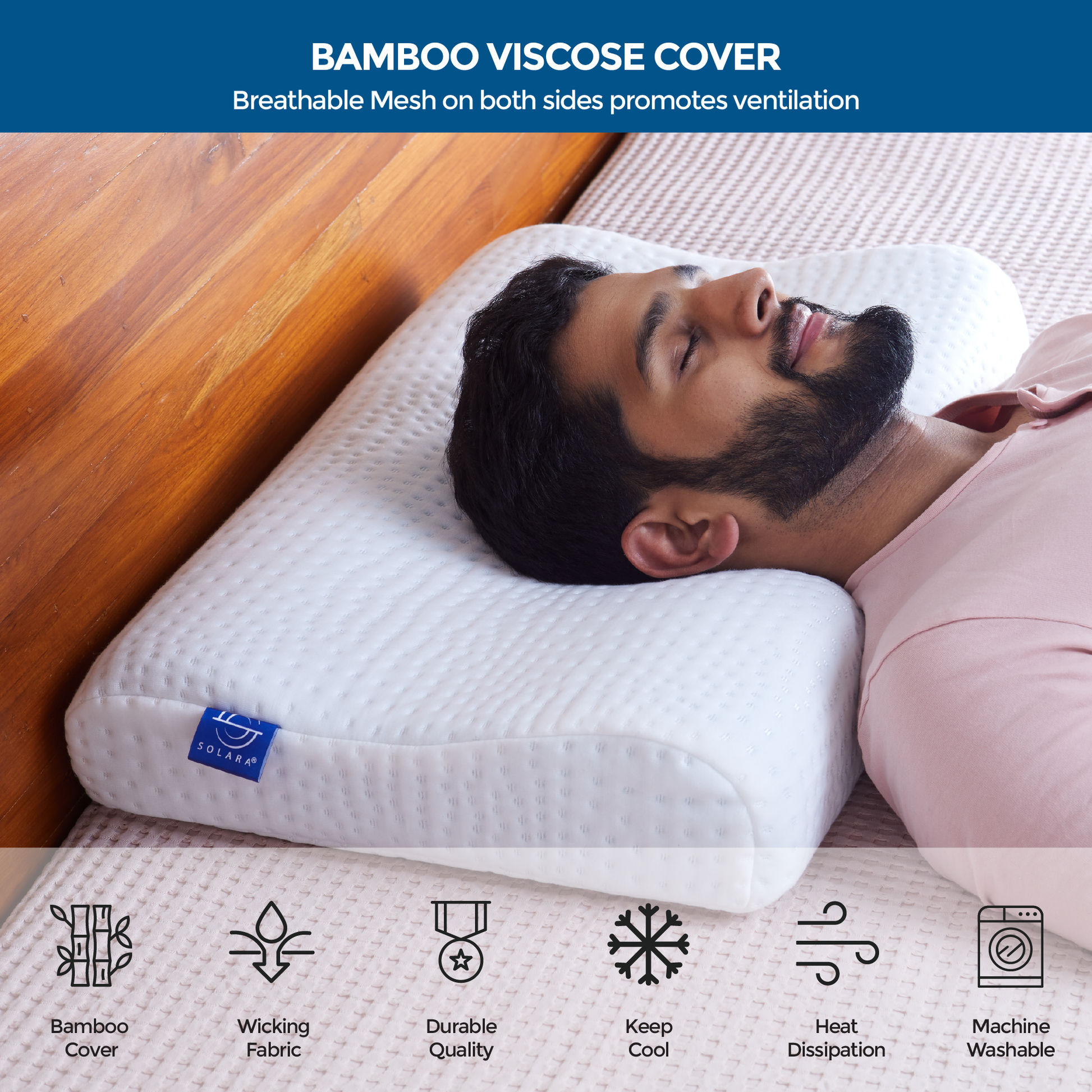 Cervical top relief pillow