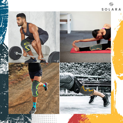 SOLARA Knee Cap for Men & Women | Knee Support for Gym