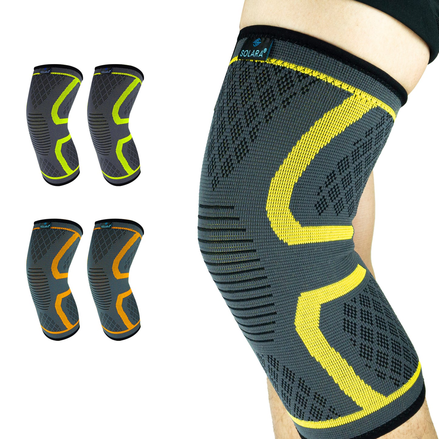 SOLARA Knee Cap for Men & Women | Knee Support for Gym