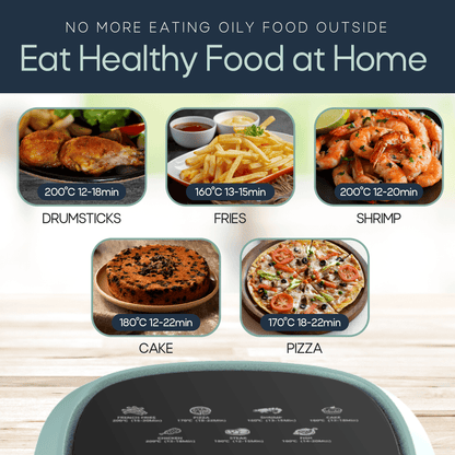 Solara Digital Air Fryer for Home Kitchen with mobile app