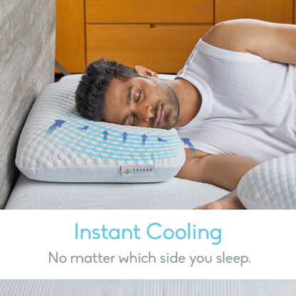 Solara Memory Foam Pillow with Cooling Gel
