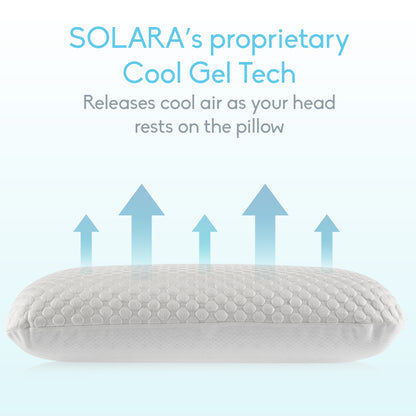 Solara Memory Foam Pillow with Cooling Gel