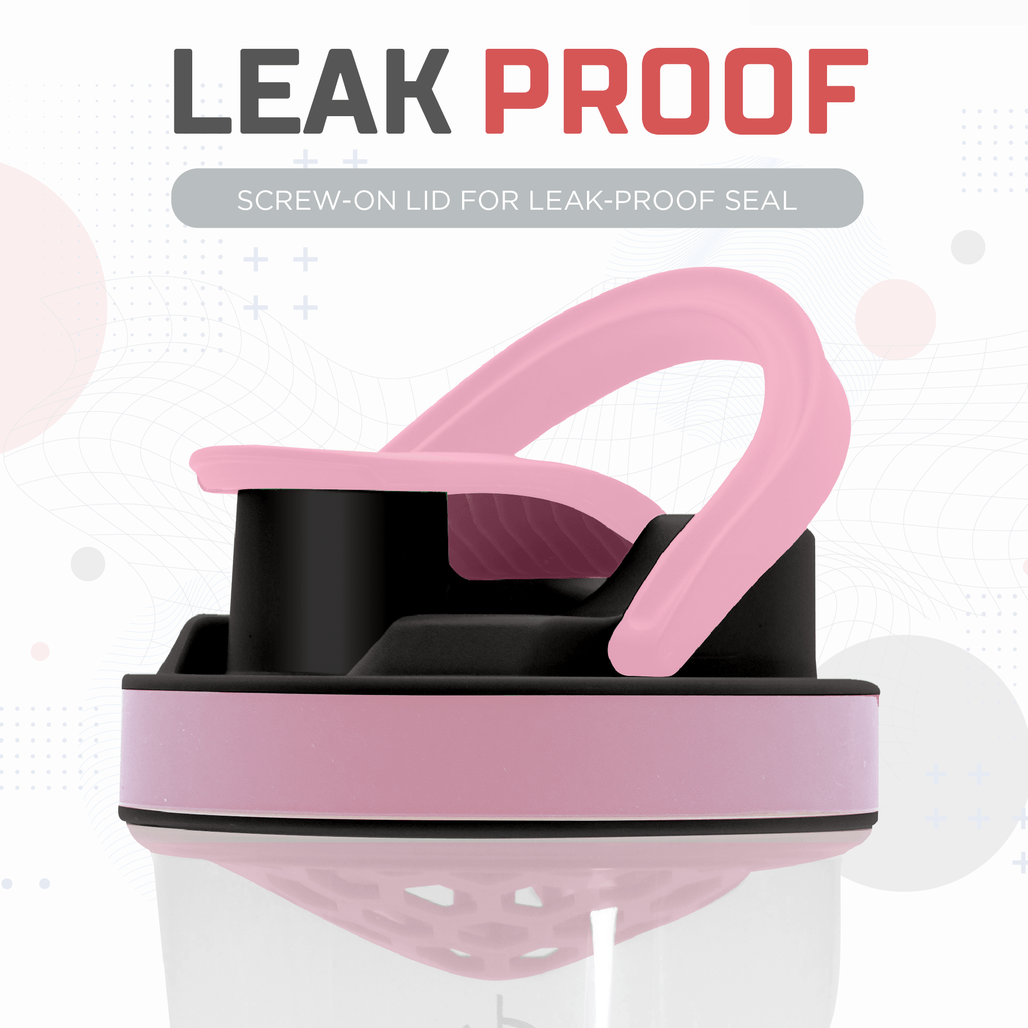 Protein Shaker Bottle with Leak Proof 