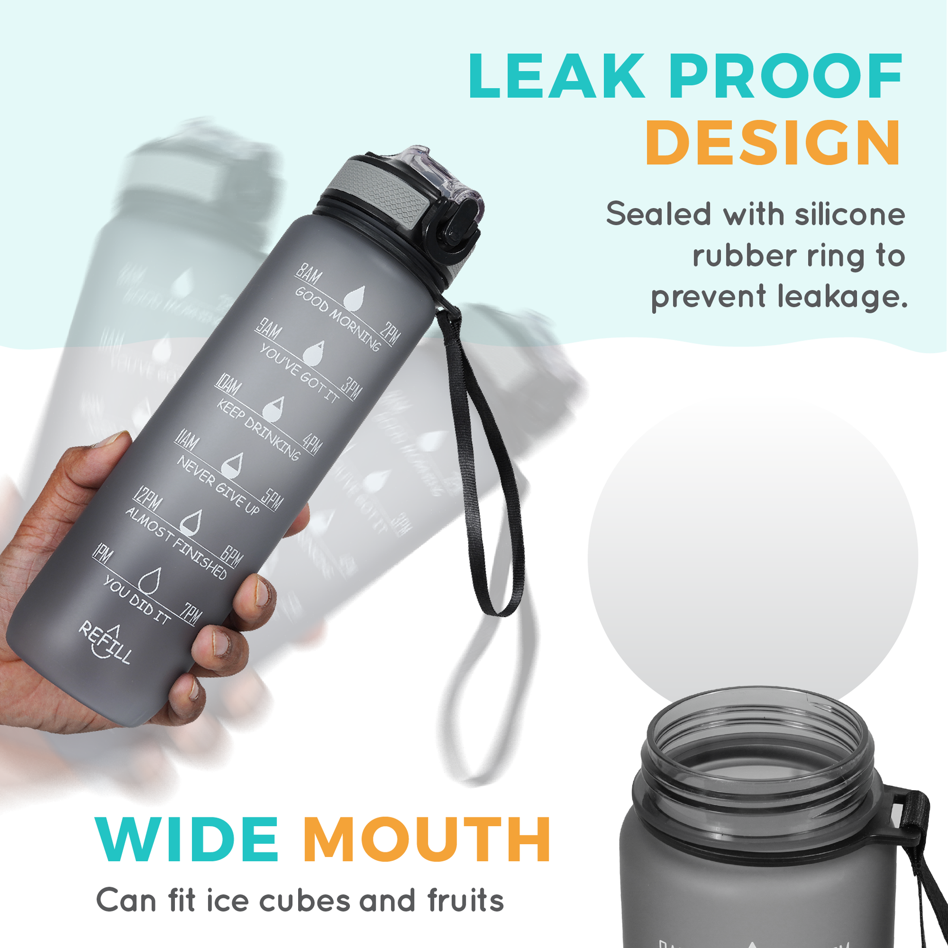 motivational water bottle india