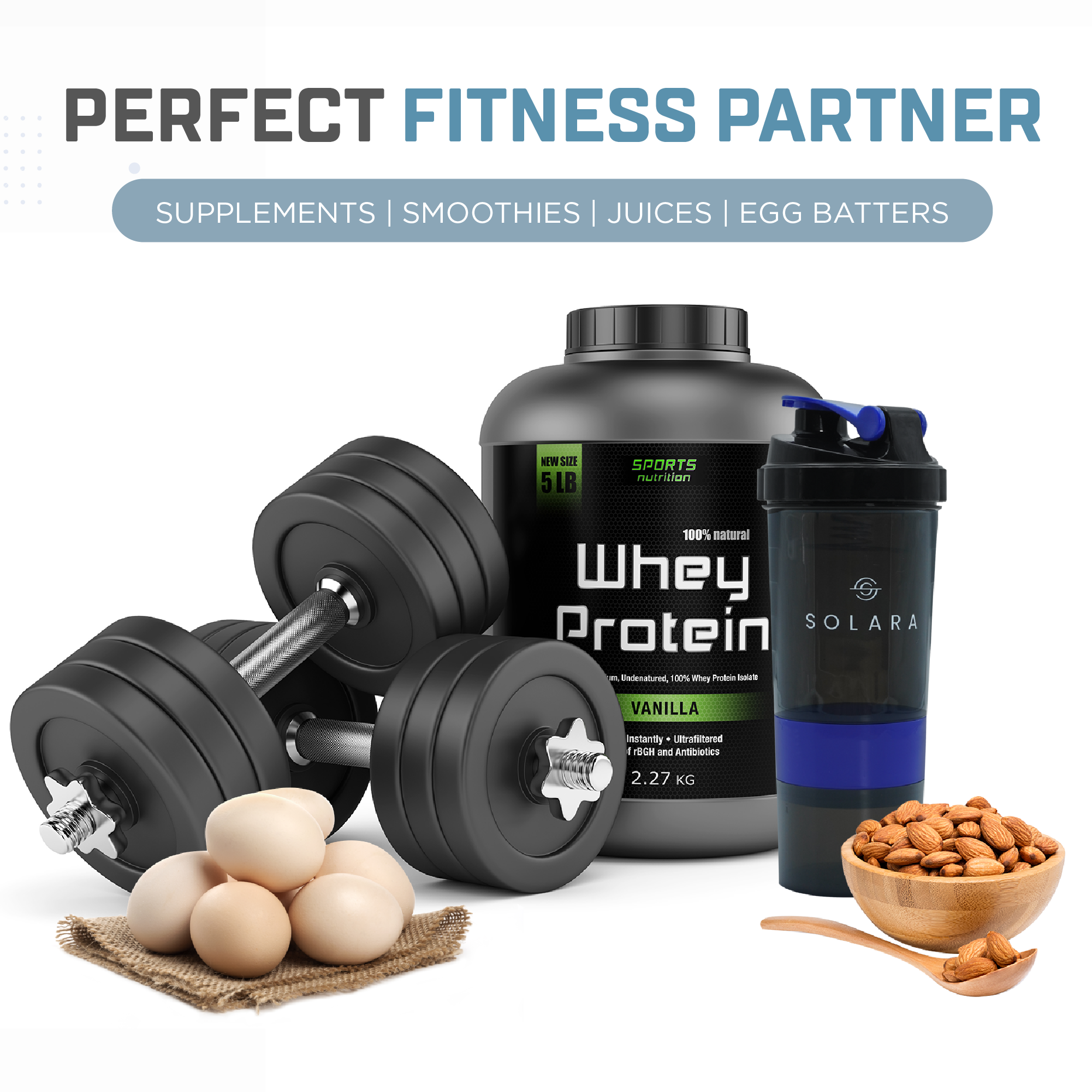 Solara Protein Shaker Bottle at Best price 