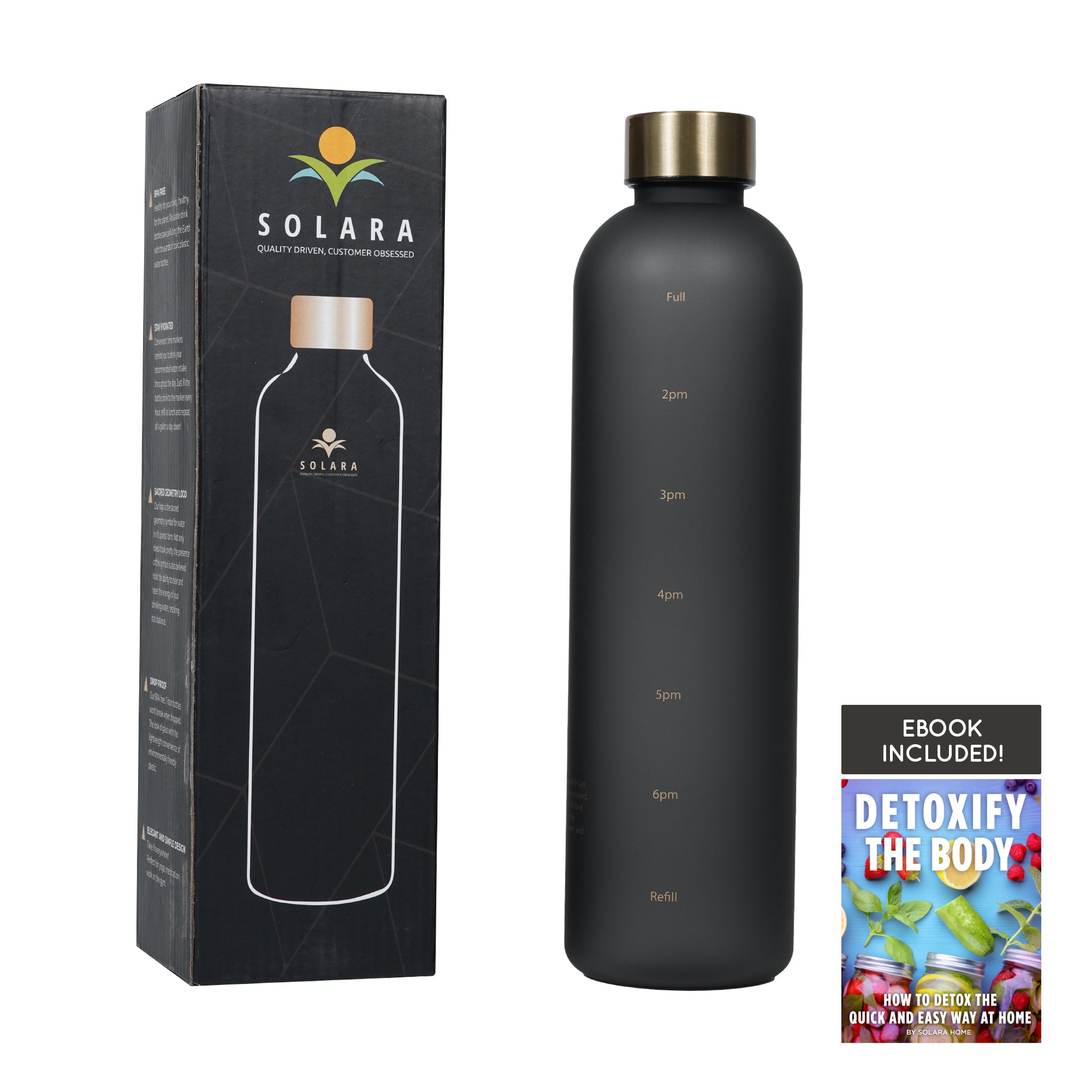 Fashion Water Bottle online India -Black