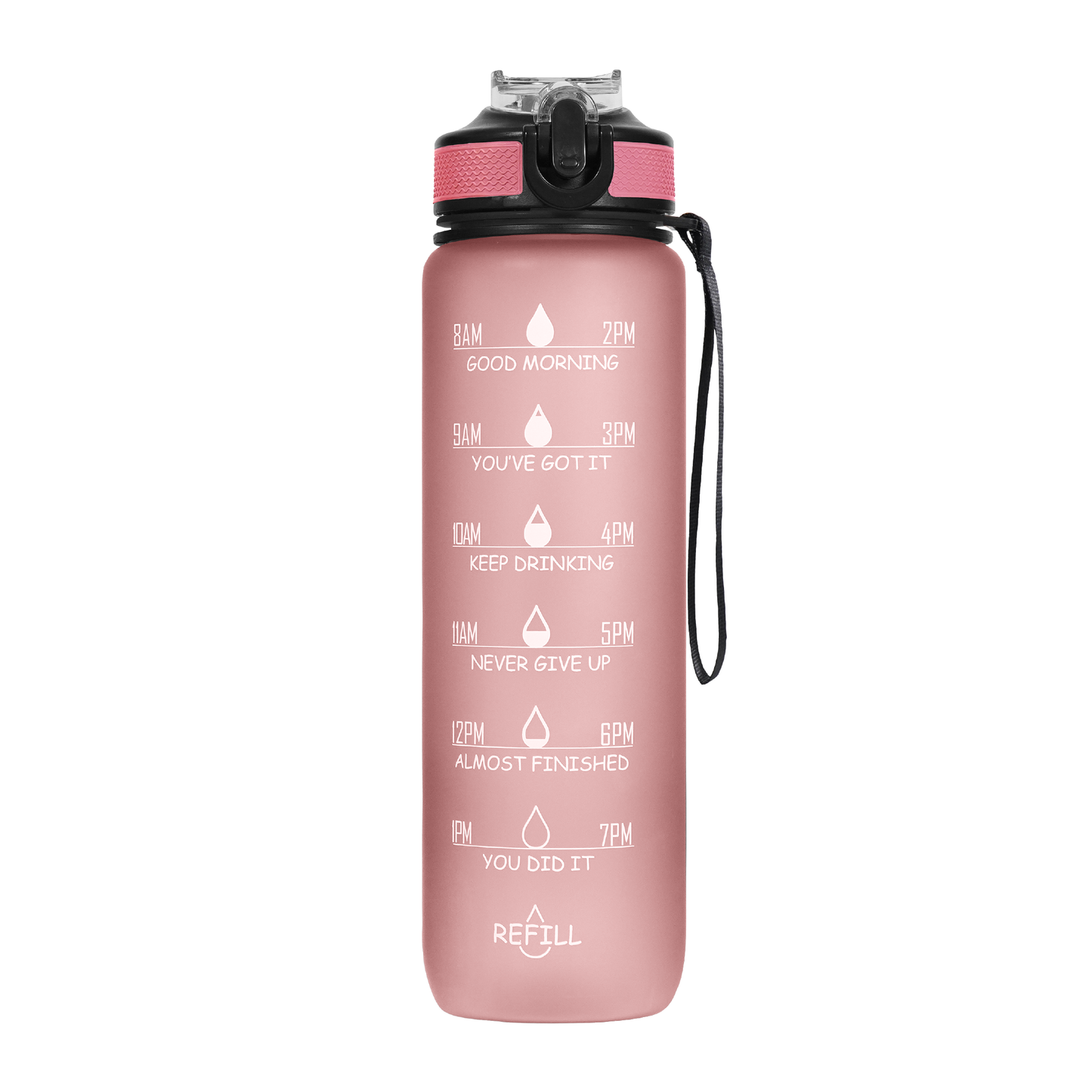 Motivational Water Bottle ( Pack of 2 )